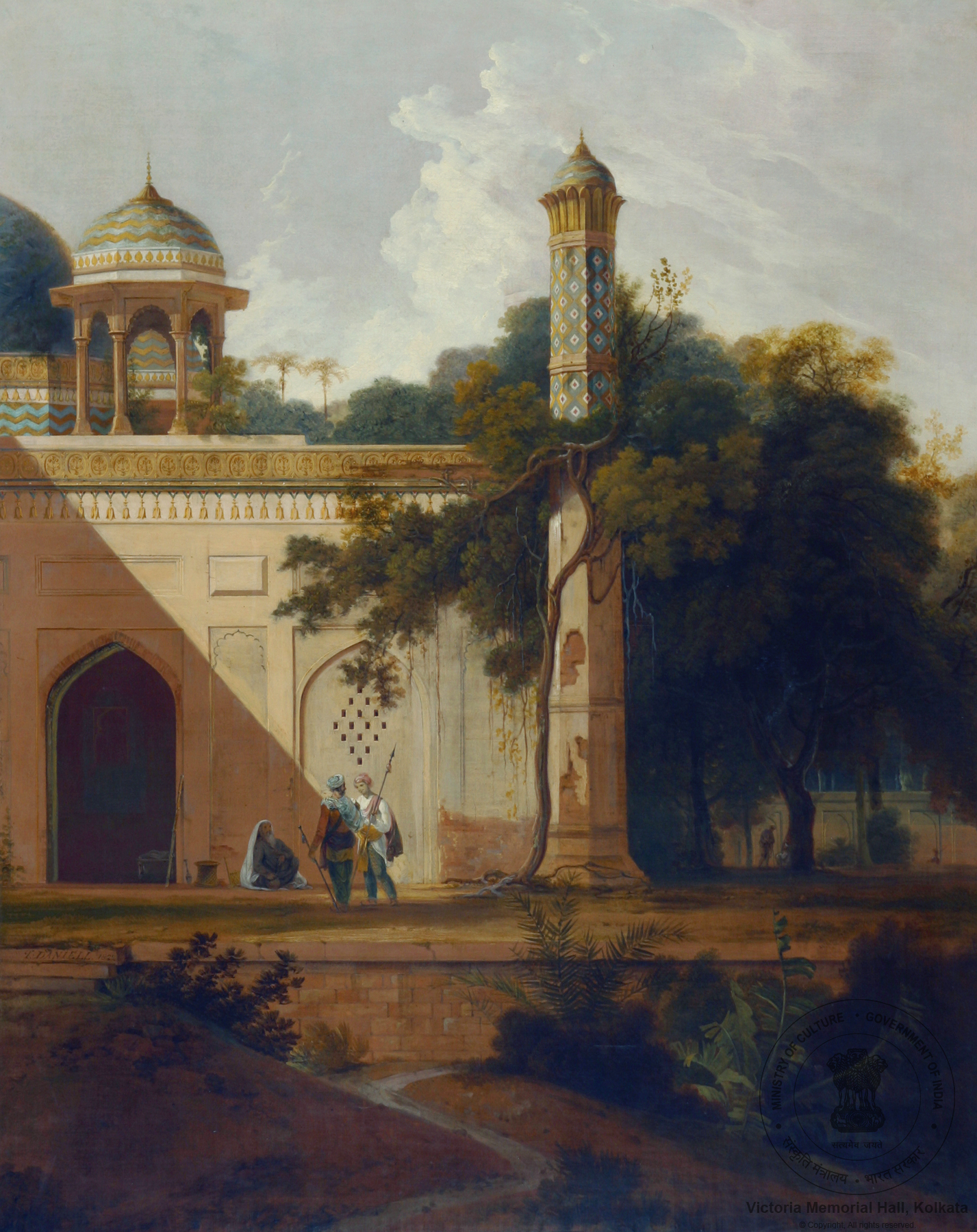 A Part of Mausoleum of Nawab Assuph [Asaf Khan] Khan at Rajemahal [Rajmahal]
